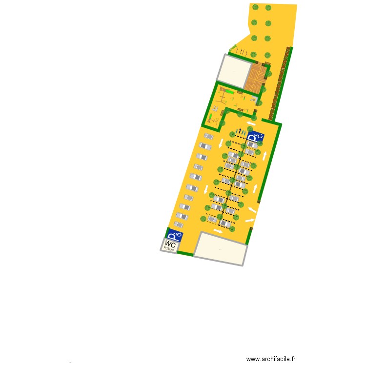 blot blot 2. Plan de 3 pièces et 214 m2