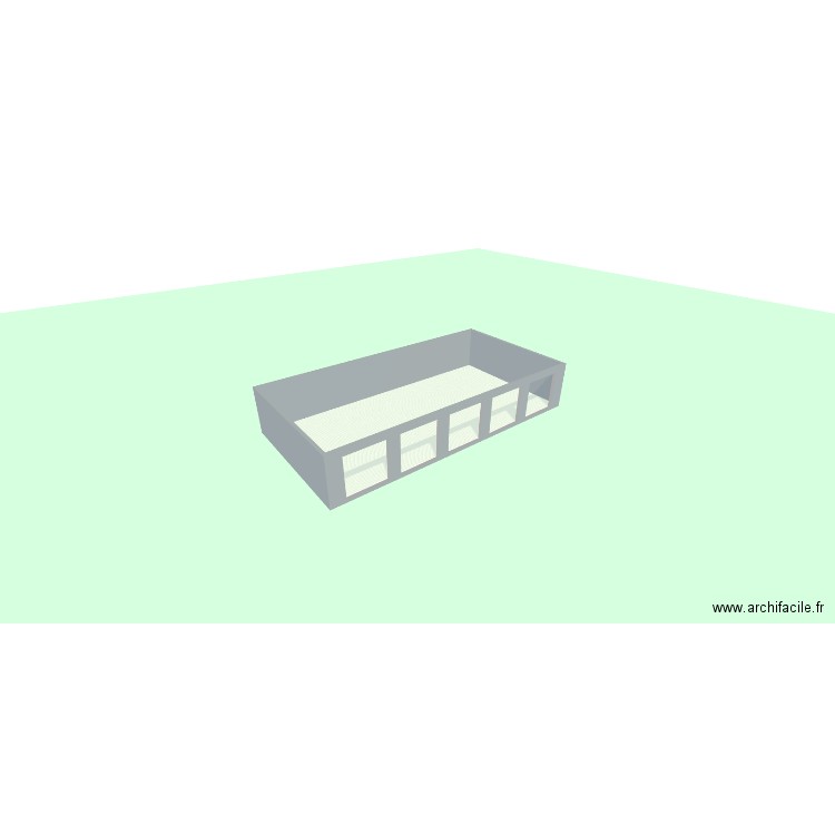 HANGAR PMM. Plan de 1 pièce et 200 m2