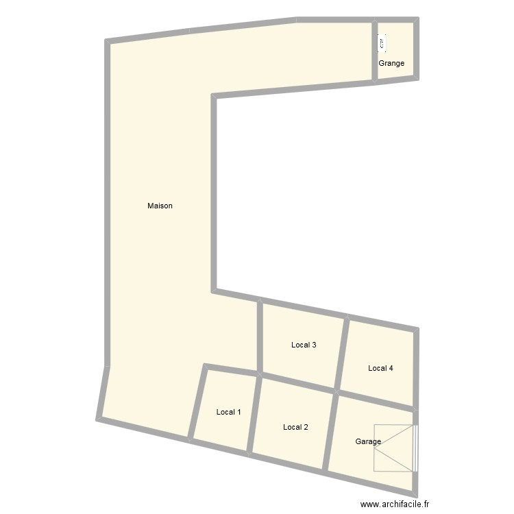 SAINSON DEPENDANCES . Plan de 6 pièces et 214 m2