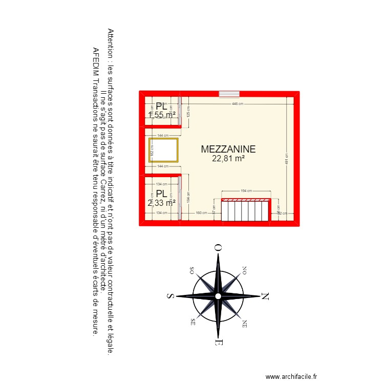 BI22266 -. Plan de 32 pièces et 278 m2