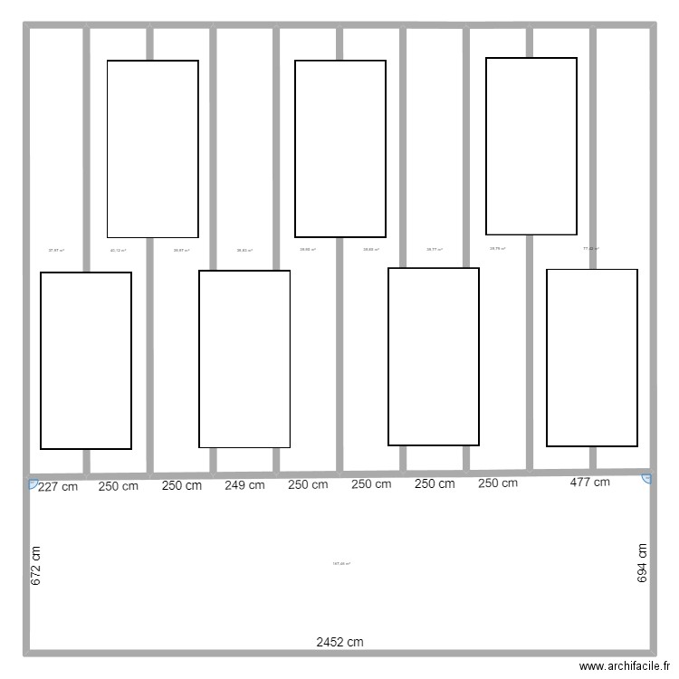 SEPARATION PAYSAGERE 2. Plan de 10 pièces et 562 m2