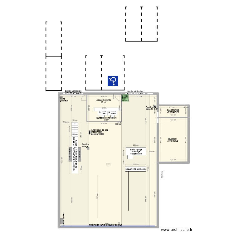 CCT VL SECURAUTO WOIPPY. Plan de 4 pièces et 305 m2