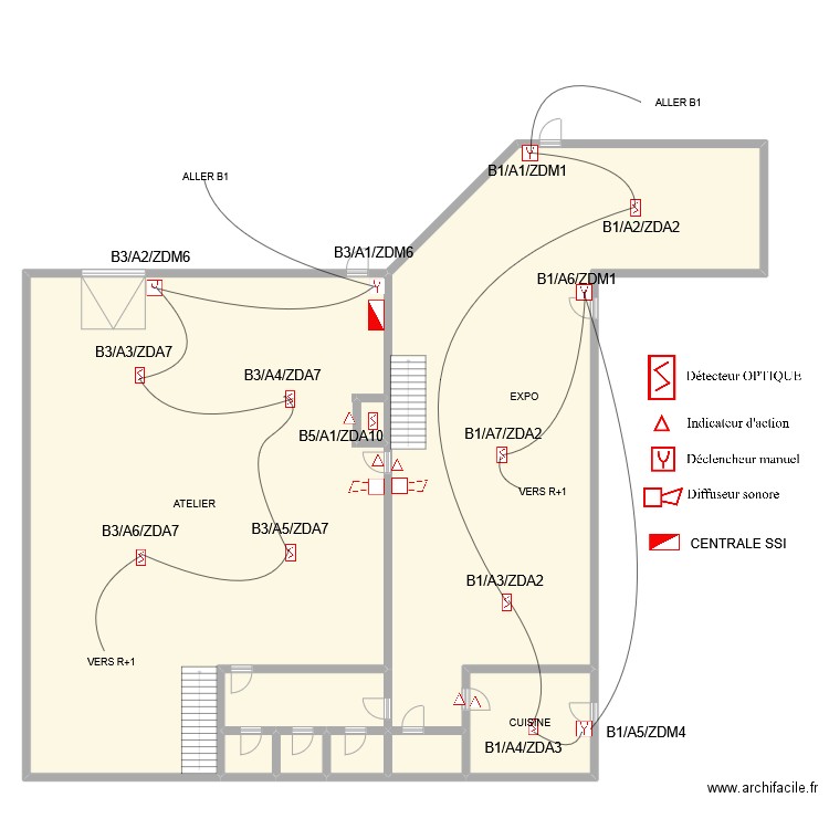 EUROMED SITE 2 RDC. Plan de 9 pièces et 438 m2