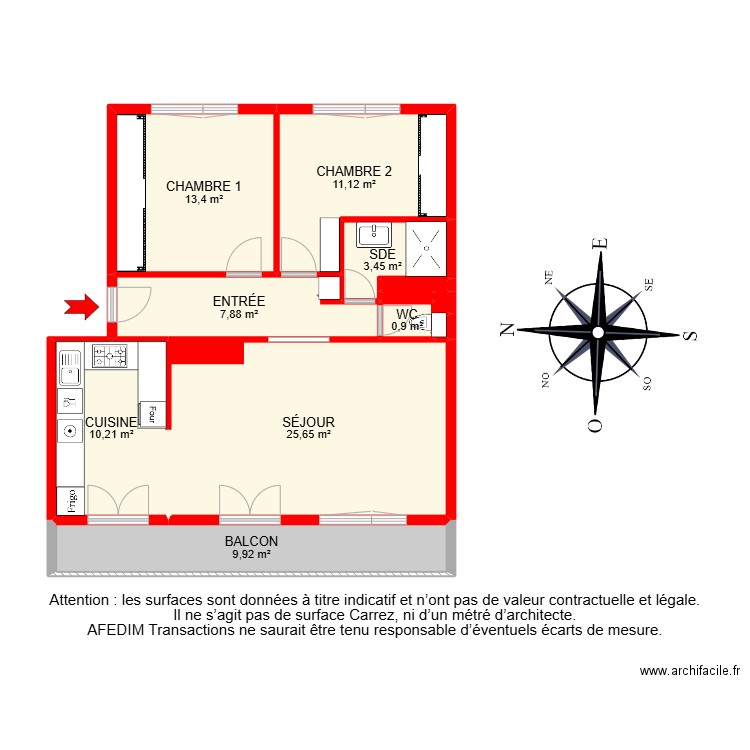 BI 27039-. Plan de 15 pièces et 106 m2