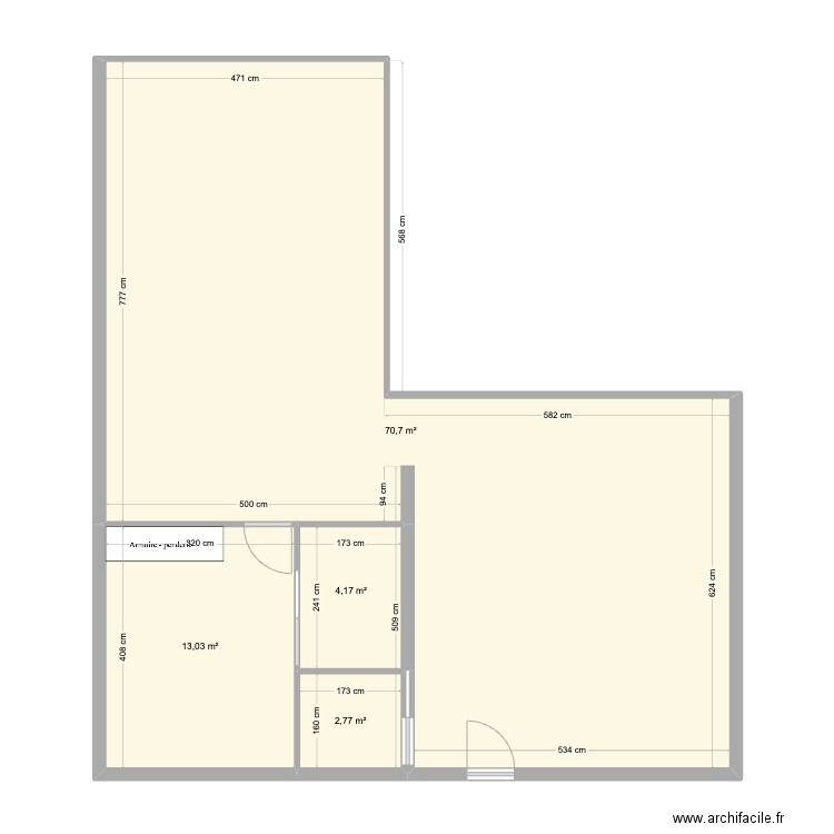 PROJET LILA. Plan de 4 pièces et 91 m2