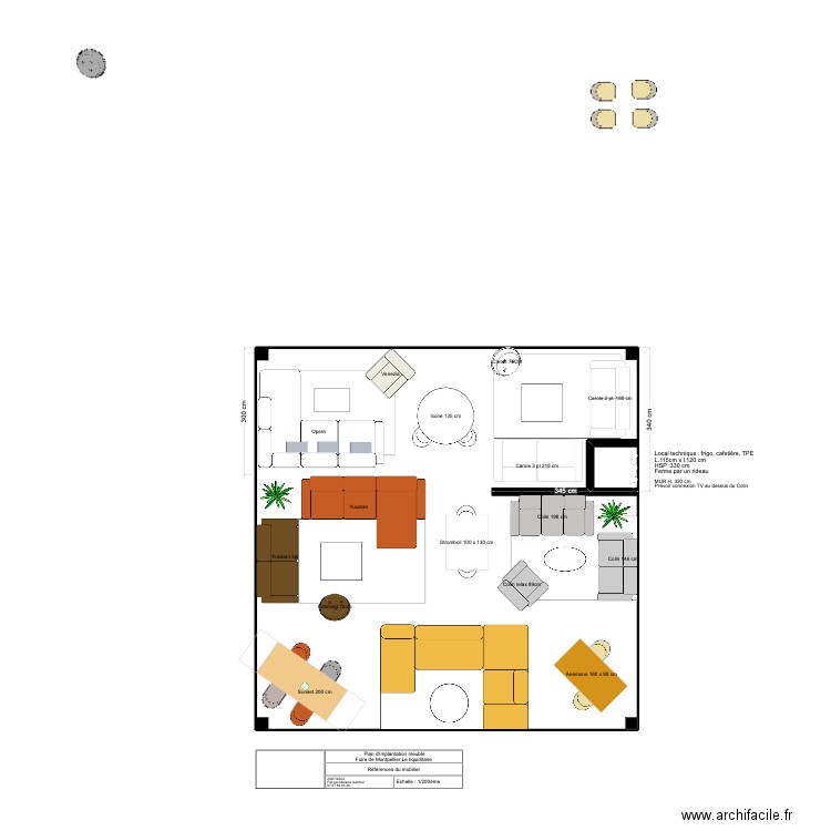 FOIRE DE MONTPELLIER LE LIQUIDITAIRE V3. Plan de 2 pièces et 80 m2