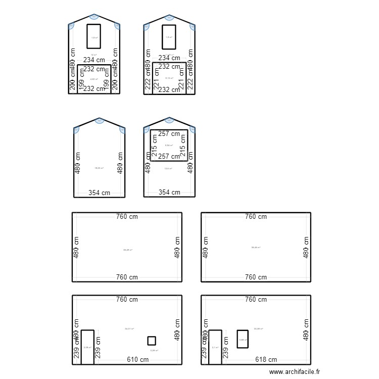 PLAN GRANGE PC. Plan de 17 pièces et 228 m2