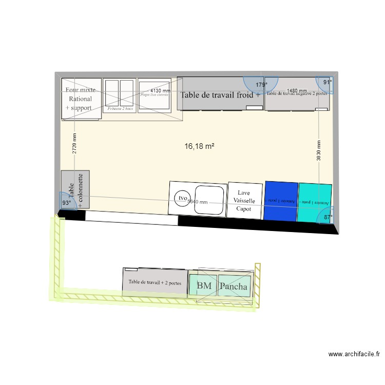 GROUPE SAISON D'AMOUR BOIS GUILLAUME. Plan de 1 pièce et 16 m2