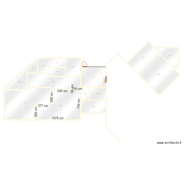 Plan grd Rv. Plan de 16 pièces et 369 m2