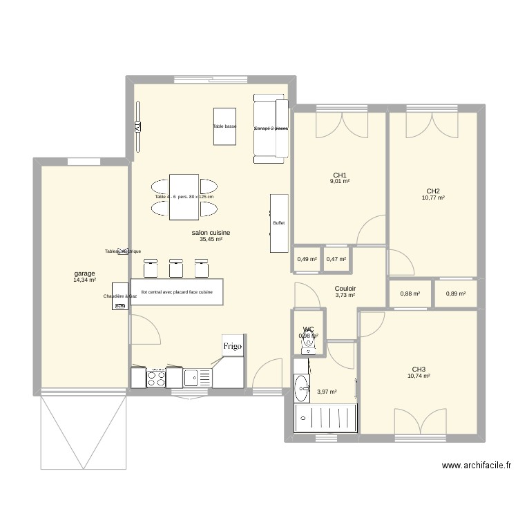 joelle mercier blanquefort 25/01 maison 4. Plan de 12 pièces et 92 m2