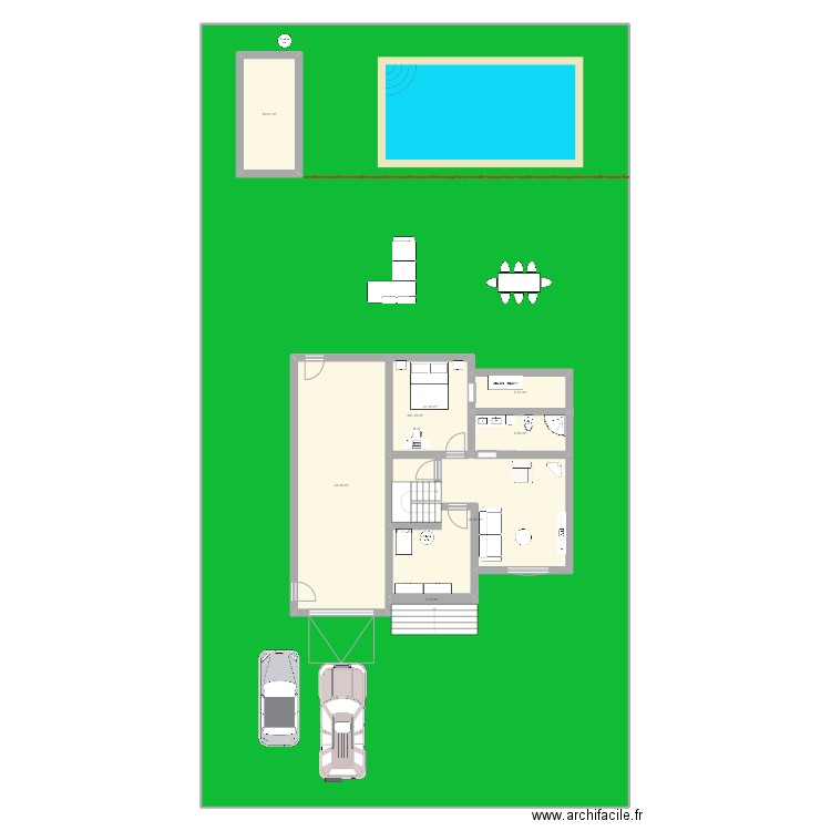 maison. Plan de 8 pièces et 706 m2