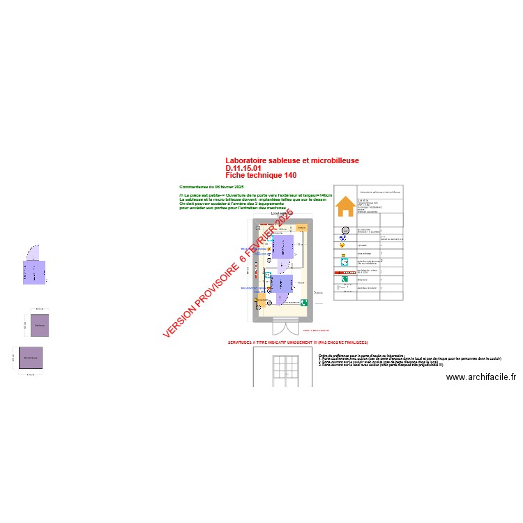 Fiche140- labos sableuse microbilleuse v2025-02-06. Plan de 1 pièce et 14 m2