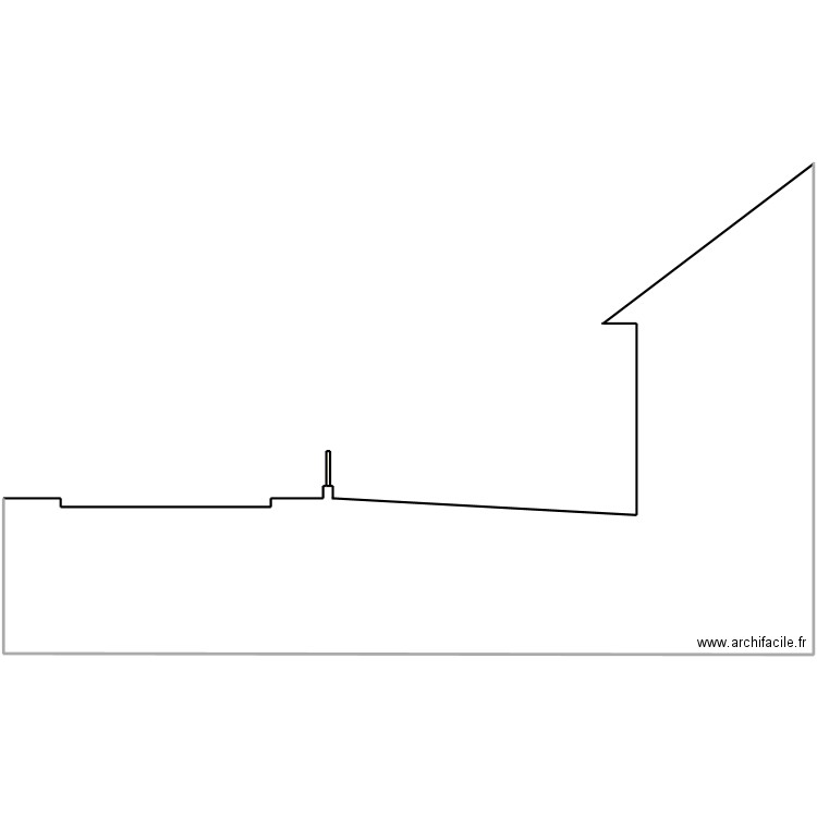 barriere. Plan de 1 pièce et 10 m2