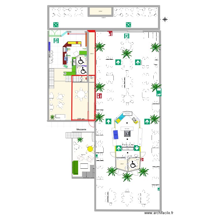 plan Cuisine 1. Plan de 6 pièces et 102 m2