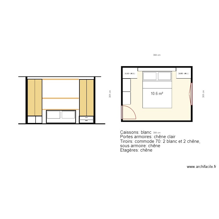 CHAMBRE PONT 2022. Plan de 0 pièce et 0 m2