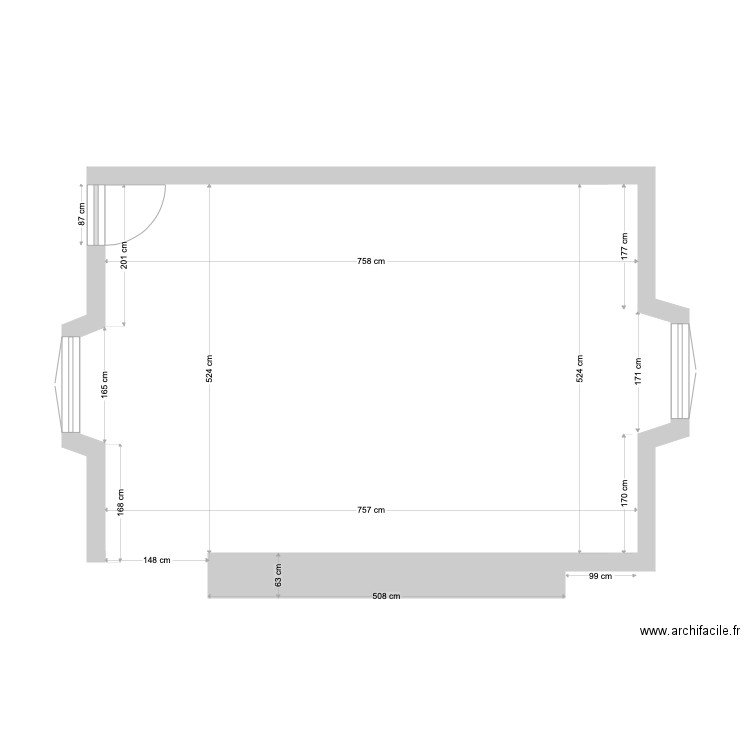 Floor plan Lipsa room V2. Plan de 0 pièce et 0 m2