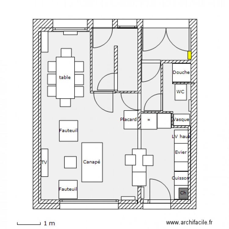 RC Projet V15 - Deplcmt tabl elec. Plan de 0 pièce et 0 m2