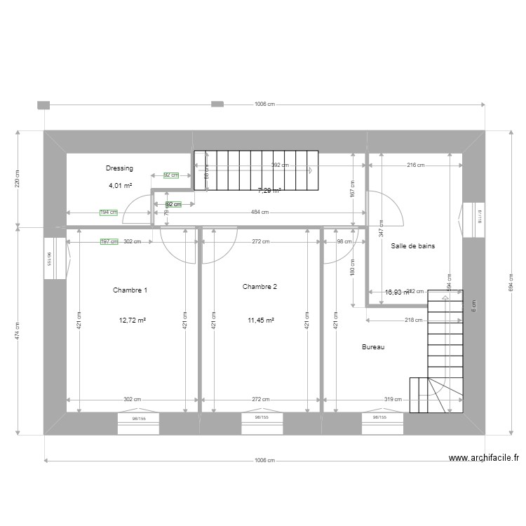 etage 02. Plan de 0 pièce et 0 m2