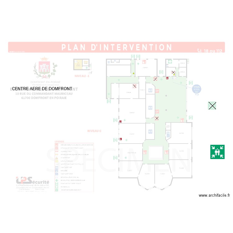 MODIF ECOLE PRIMAIRE ST FRONT. Plan de 0 pièce et 0 m2