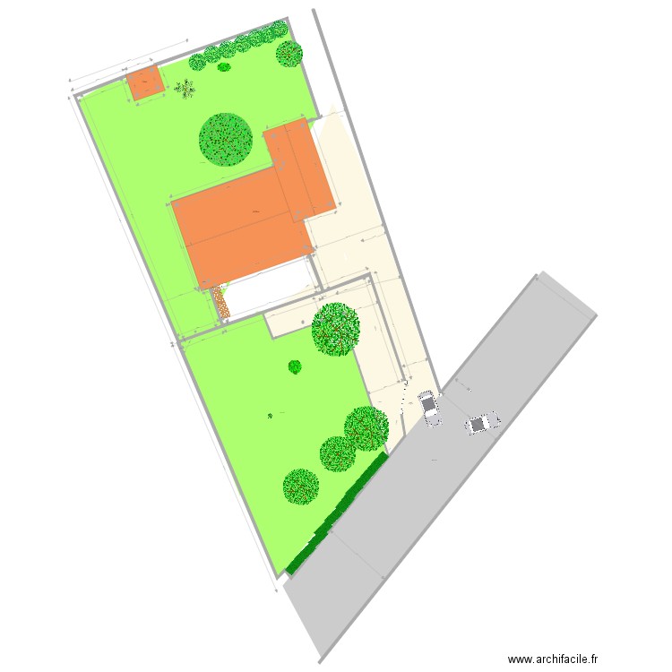 maison soule891. Plan de 2 pièces et 165 m2