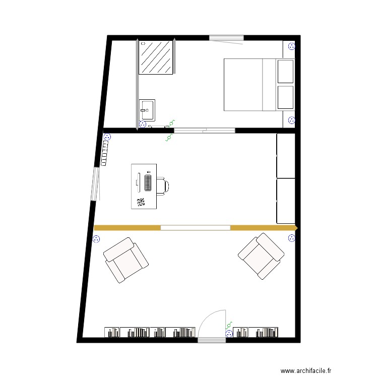 plan grenier. Plan de 0 pièce et 0 m2