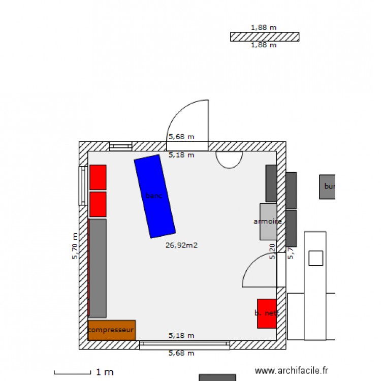 atelier2. Plan de 0 pièce et 0 m2