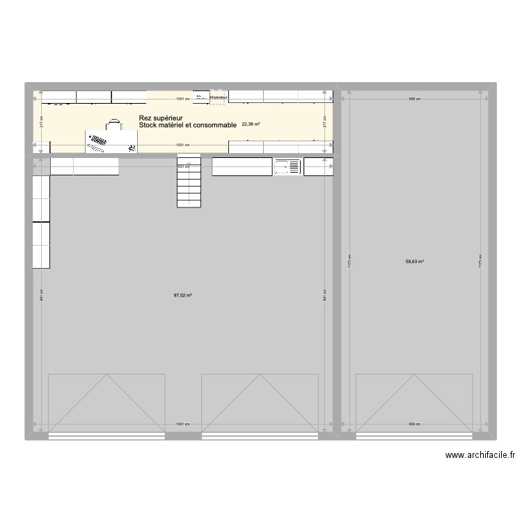 Sanix / Payerne-rez sup. Plan de 0 pièce et 0 m2