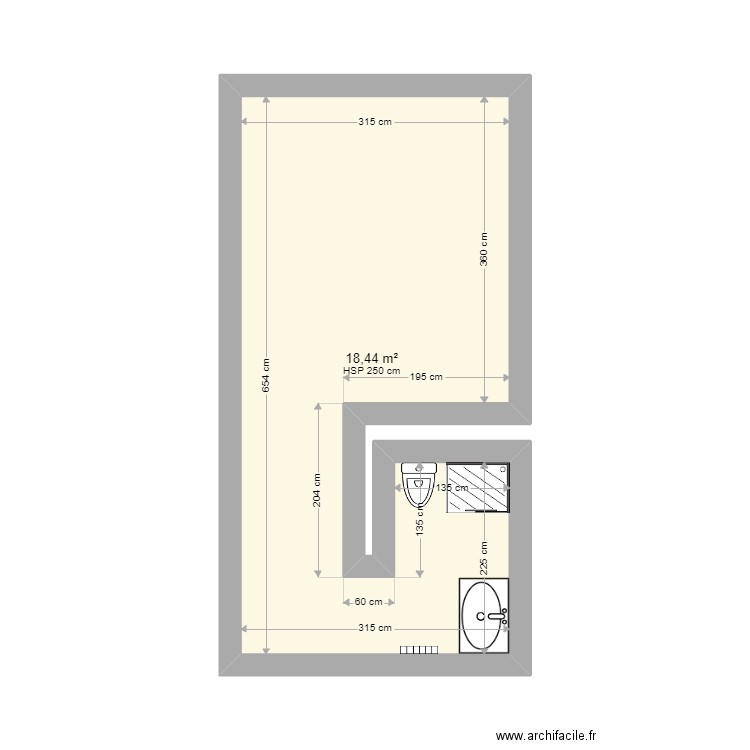 Appart. Plan de 0 pièce et 0 m2