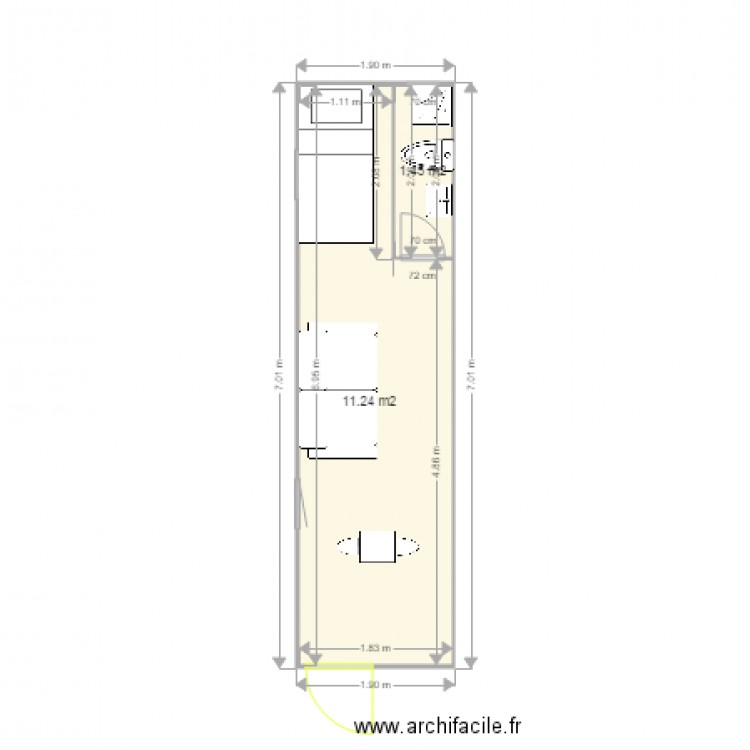 plan Meriam 3. Plan de 0 pièce et 0 m2