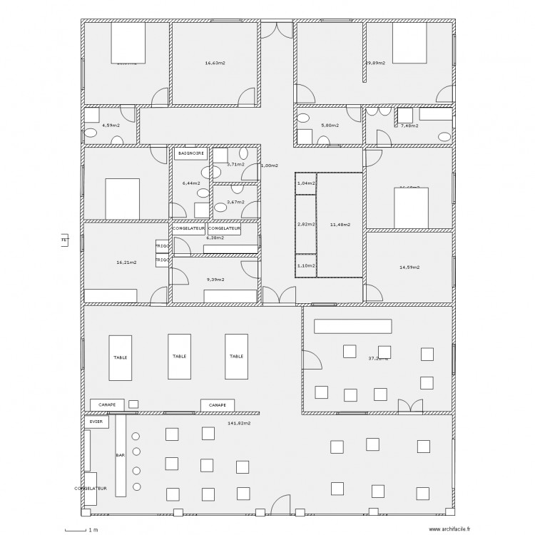 R de C MAISON. Plan de 0 pièce et 0 m2