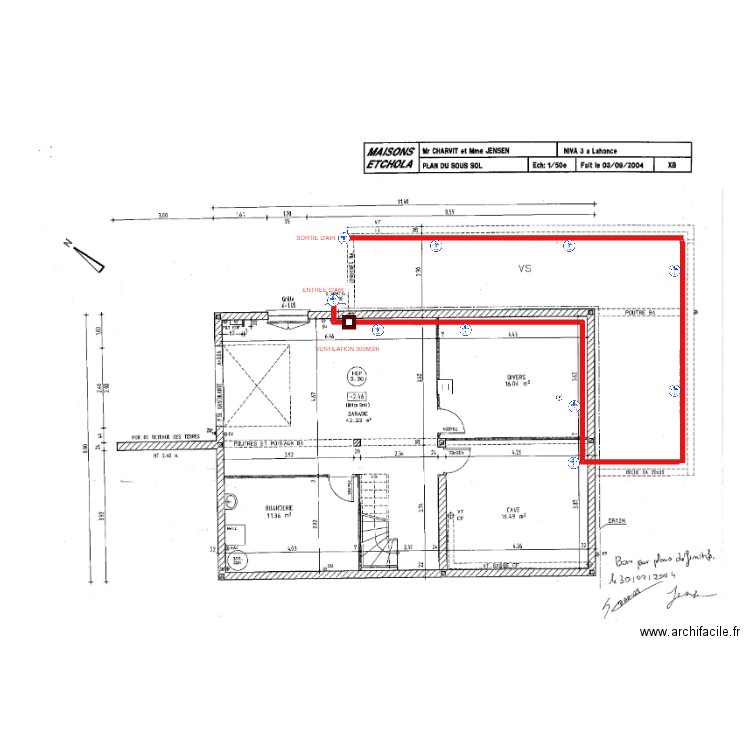 VMC Stéphane CHARVIT. Plan de 0 pièce et 0 m2