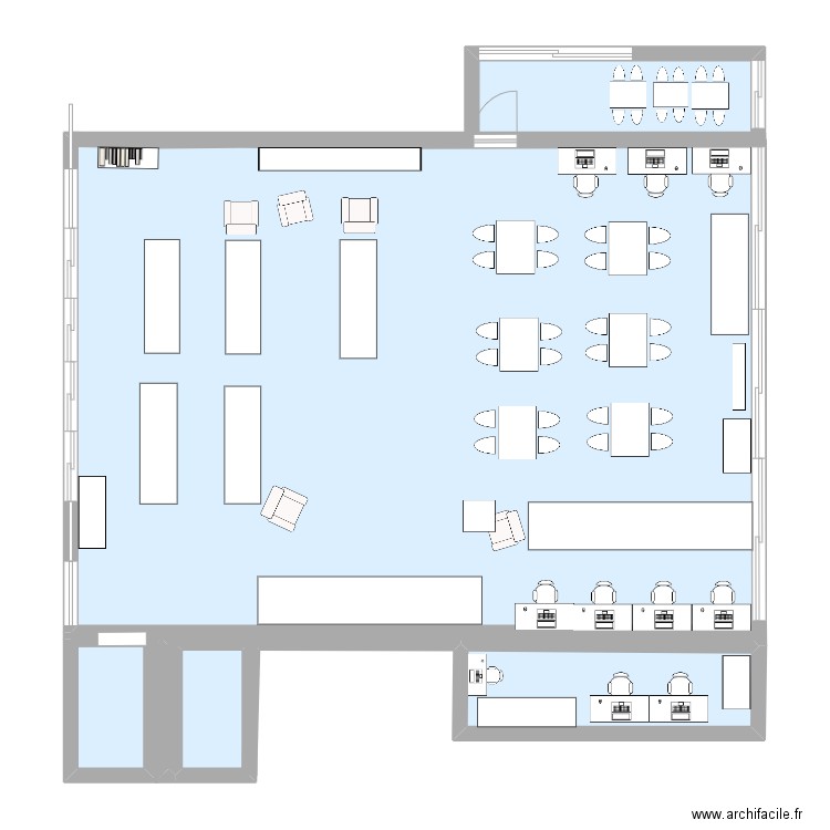 Plan actuel du CDI. Plan de 0 pièce et 0 m2