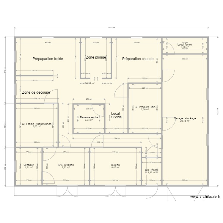 local labo1. Plan de 0 pièce et 0 m2