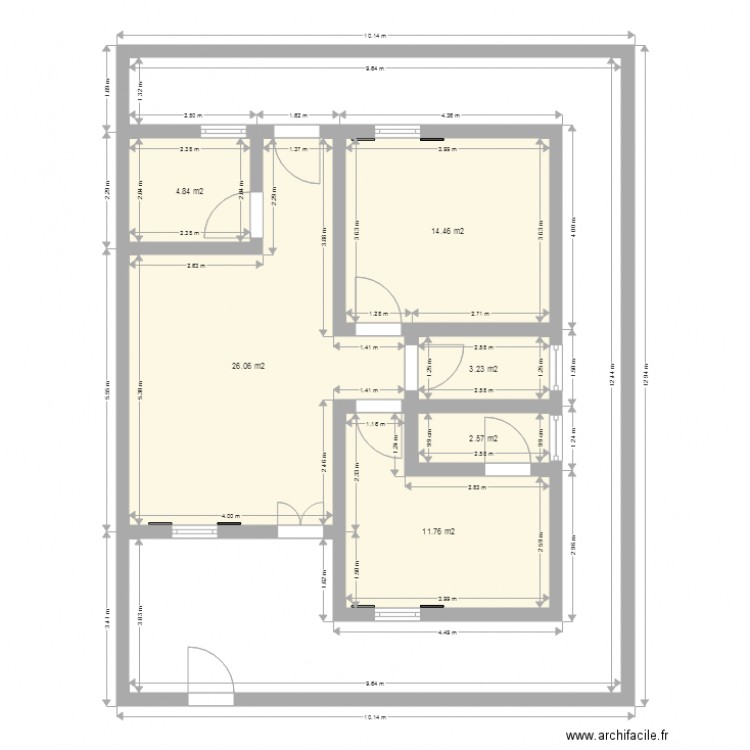 ARTHUR. Plan de 0 pièce et 0 m2