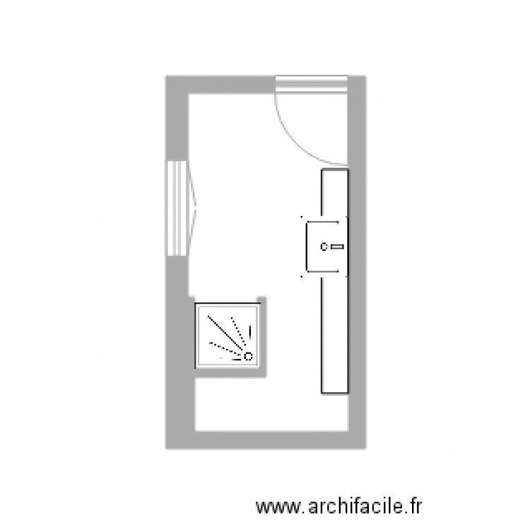 sdb. Plan de 0 pièce et 0 m2