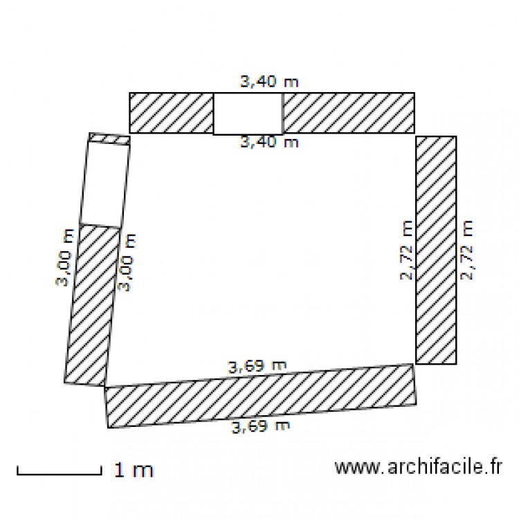 bureau. Plan de 0 pièce et 0 m2