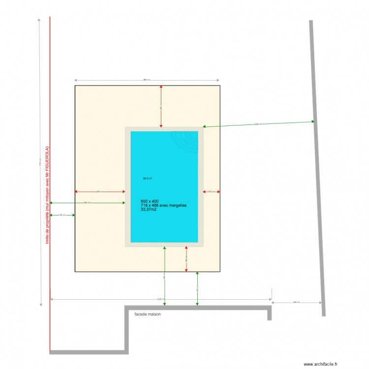 Dalle piscine sans pool 1412. Plan de 0 pièce et 0 m2