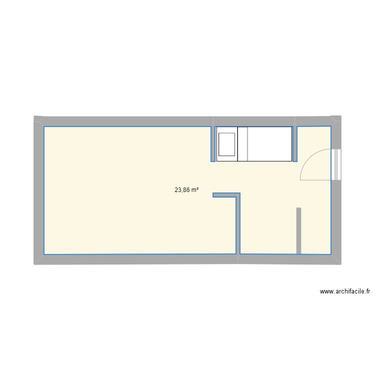 Studio Sete. Plan de 0 pièce et 0 m2