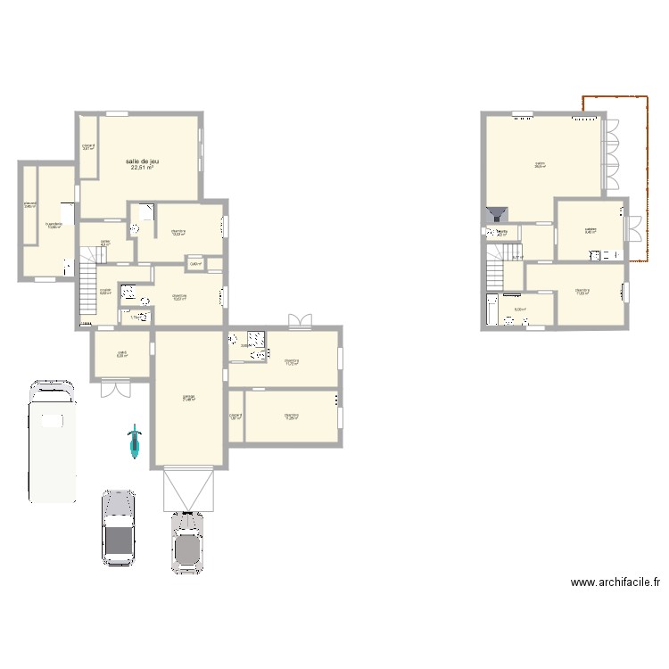 plan maison int. Plan de 0 pièce et 0 m2