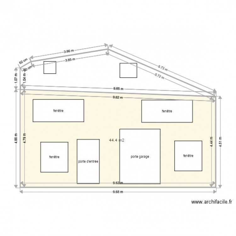 GARNIER   velux. Plan de 0 pièce et 0 m2