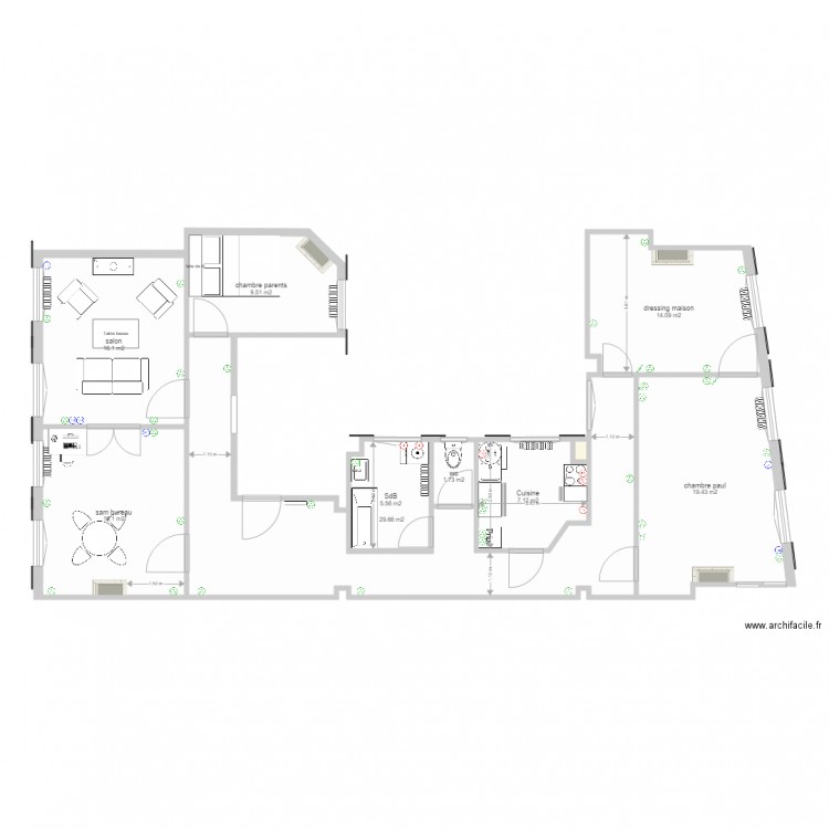 lyonnais juin. Plan de 0 pièce et 0 m2