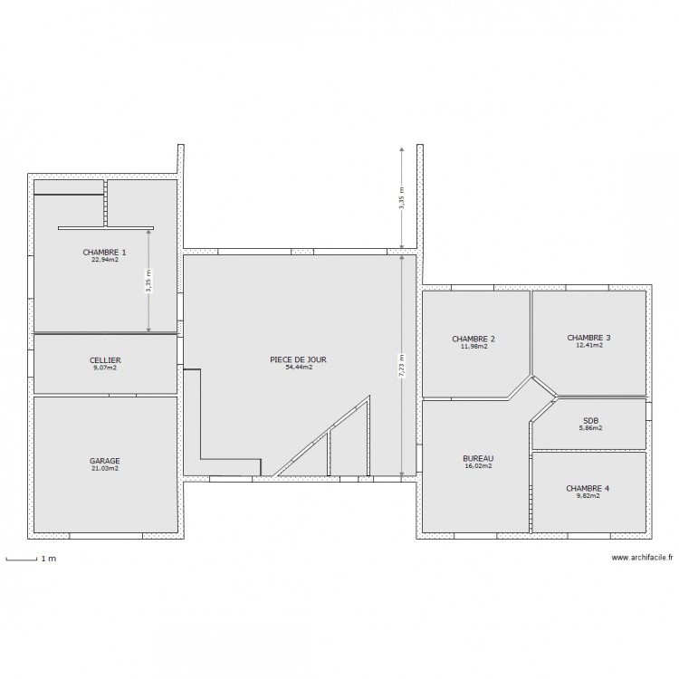 rez de chaussée PIECES. Plan de 0 pièce et 0 m2