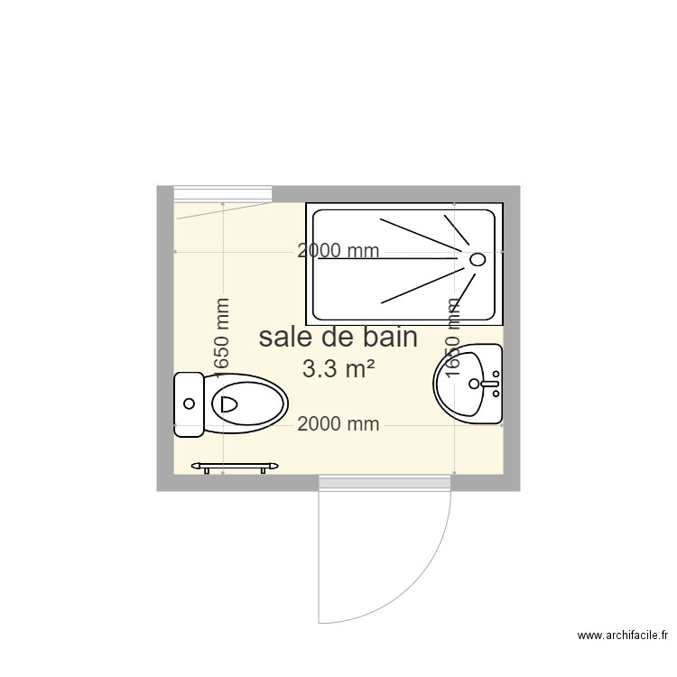 sale de bain. Plan de 0 pièce et 0 m2