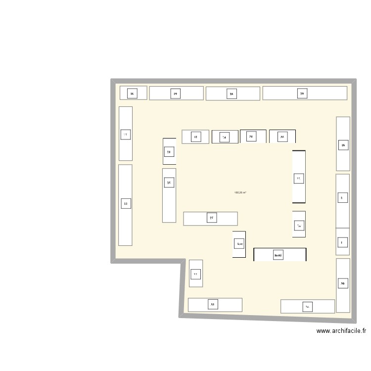 Foyer lycée de coulogne . Plan de 1 pièce et 180 m2