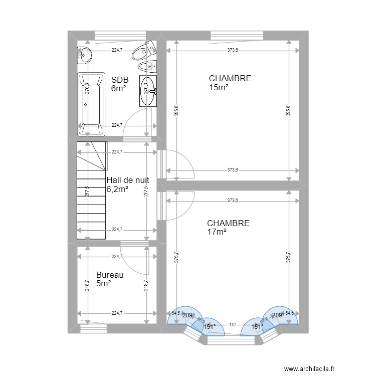 GILLY CH. de Montigny 305. Plan de 0 pièce et 0 m2