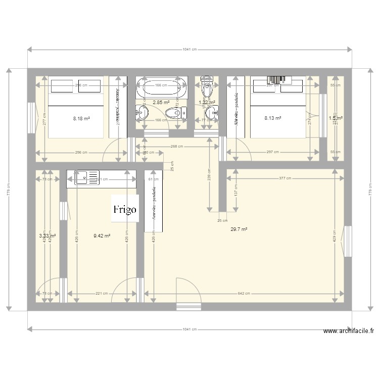 maison nahda. Plan de 0 pièce et 0 m2