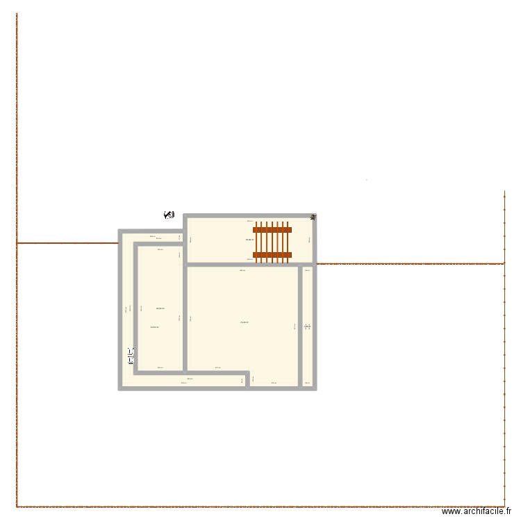 fille tondeuse. Plan de 5 pièces et 169 m2