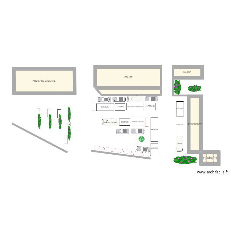 PLACE CADAS MARCHE 3. Plan de 0 pièce et 0 m2