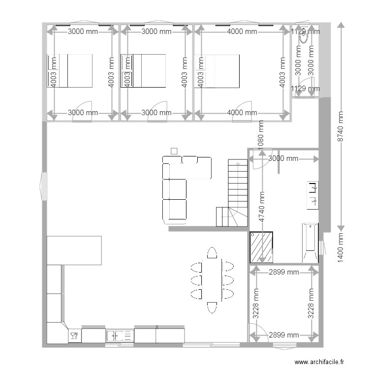 NORD  RDC. Plan de 0 pièce et 0 m2