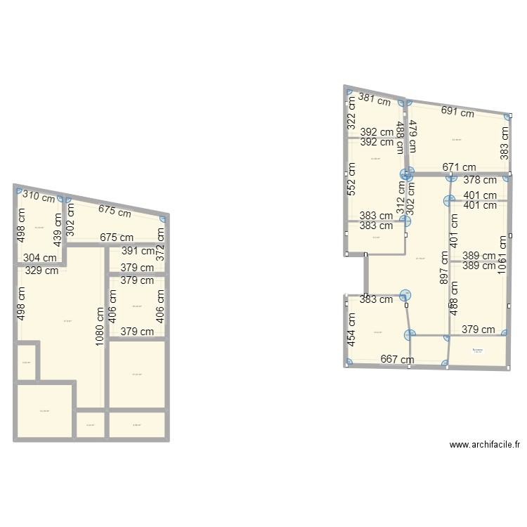 ma maison. Plan de 16 pièces et 321 m2